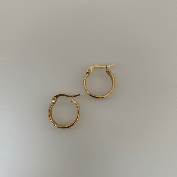 Flat Hoop Earrings