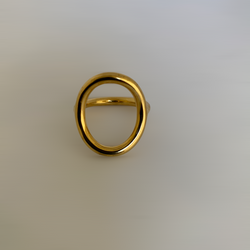 Oval Hoop Ring