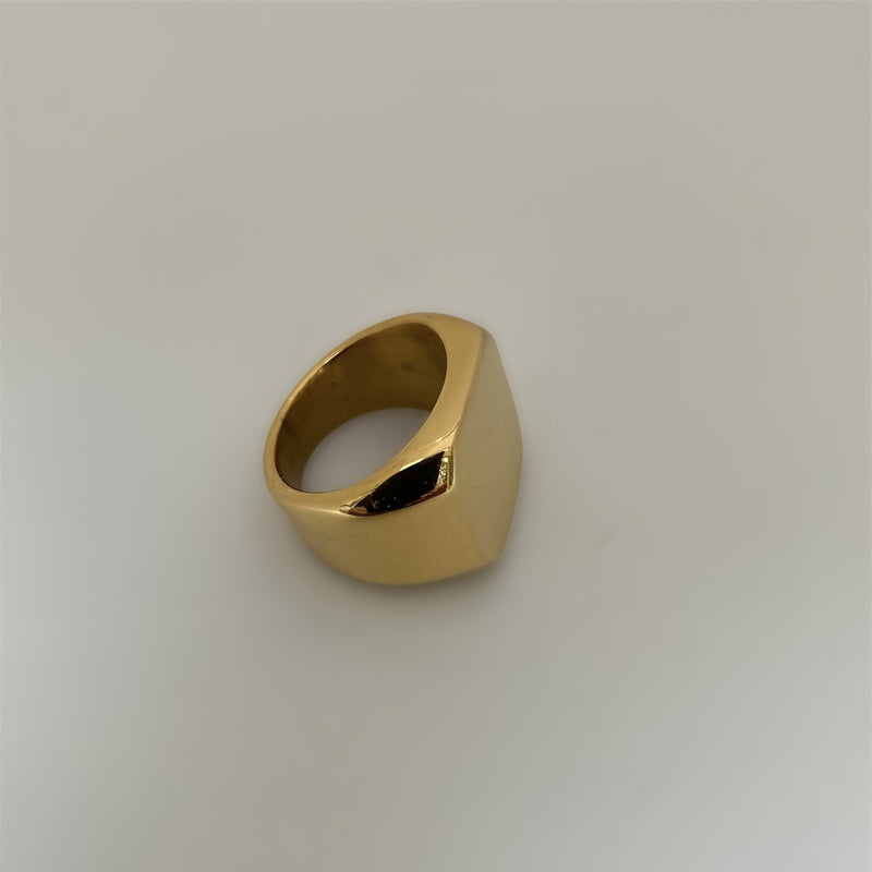 Shop Sydney Evan 14k Gold & Emerald Large Fluted Signet Ring